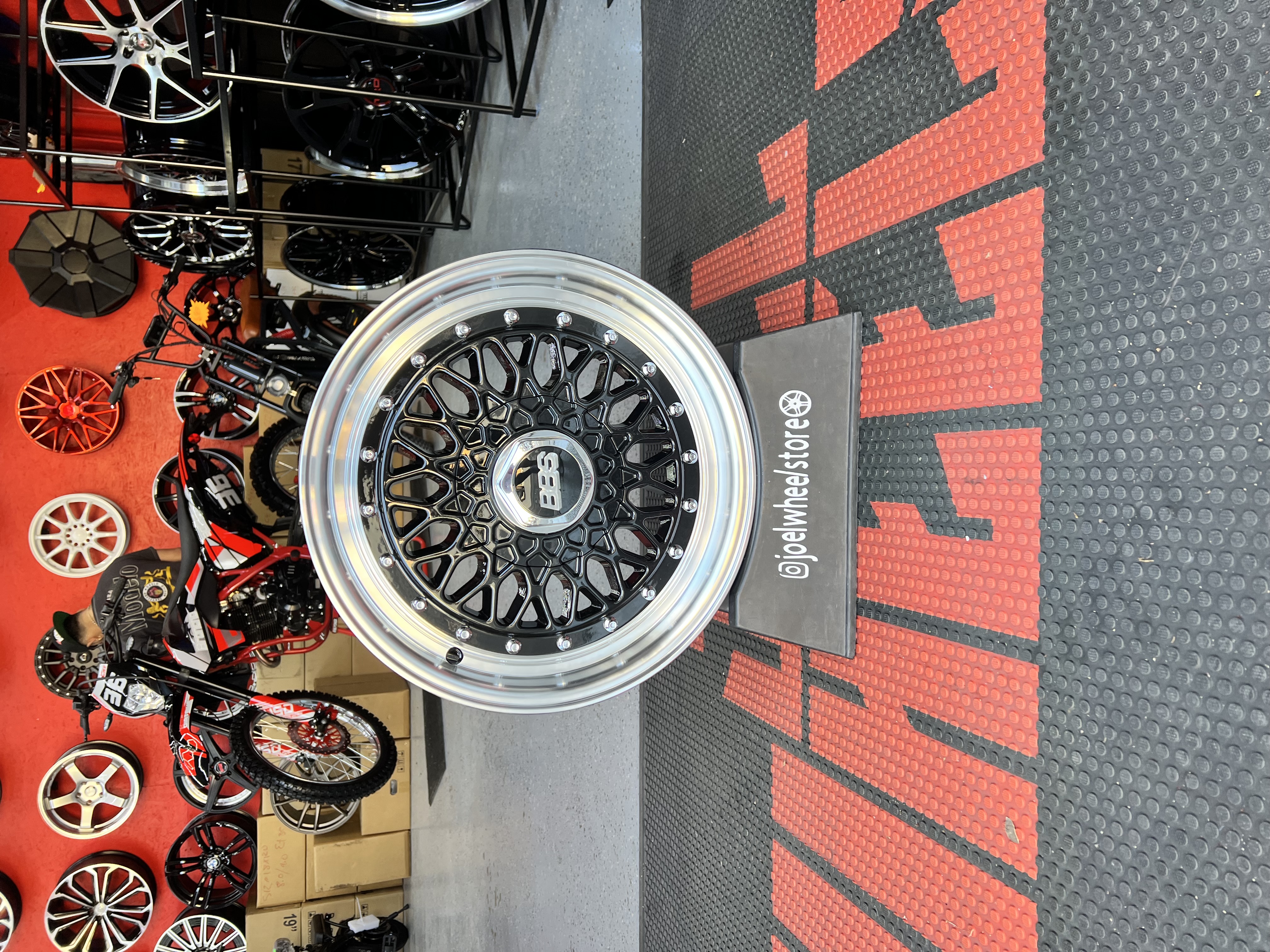 SET NEW RIMS BBS SIZE 15 4X100/114